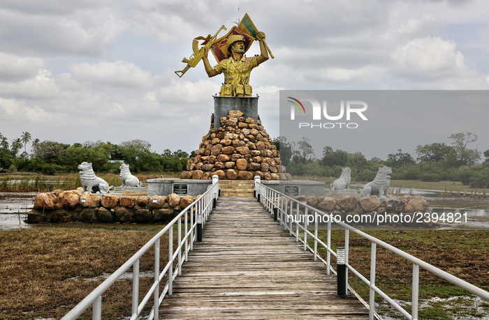 Victory Monument in Puthukkudiyiruppu