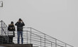 January 4, 2018-Paju, South Korea-Visitors use binoculars to see the North side from the I...