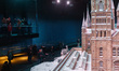 Giant model of Hogwarts magic school at the Warner Bros' Harry Potter studio in  Watford,...