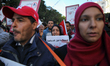 Tunisians wounded during the clashes of the Tunisian revolution, families of those killed...