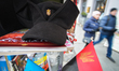 A view of Ukrainian nationalist Bandera memorabilia on sale in the center of Lviv.On Mond...