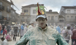 People take part in the 'Sunday Fareleiro', on January 21, 2018 on Xinzo de Limia (Ourense...