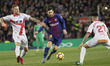 Leo Messi during the spanish footbal league match between FC Barcelona and Deportivo Alave...