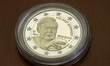 Presentation of new 2 Euro coins with the picture of former Chancellor Helmut Schmidt at t...