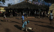 A man dances to the sound of Maracatu in the city of Nazaré da Mata in Northeast Brazil on...