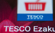 A Tesco supermarket app icon is seen on an Android portable device on February 5, 2018. 