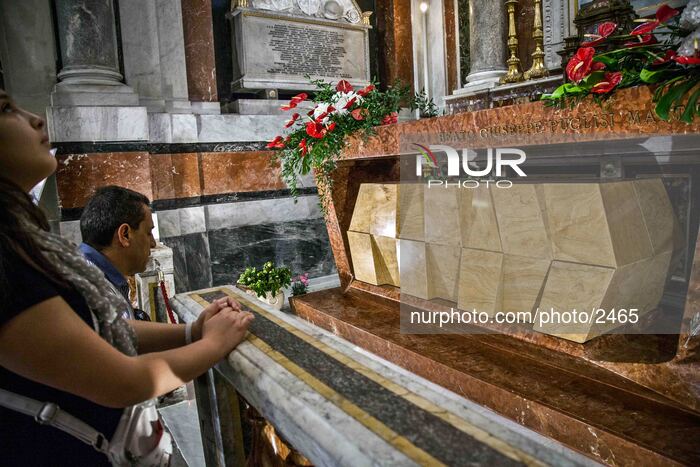 Il feretro di Don Puglisi nella Cattedrale di Palermo