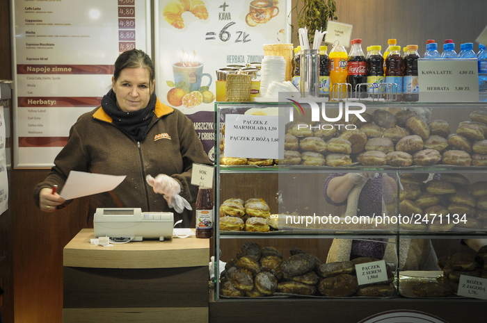 Fat Thursday in Warsaw, Poland