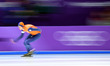 Sven Kramer of the Netherlands competes during the men's 5000m event of speed skating at 2...