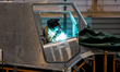 Armed Forces Minister Florence Parly visits the Nexter company in Roanne, France on Februa...