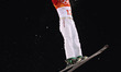 Kong Fanyu of China competes during ladies' aerials final of freestyle skiing at 2018 Pyeo...