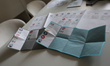 The voting cards for the Senate and the Chamber of Deputies (Camera dei Deputati) for Ital...
