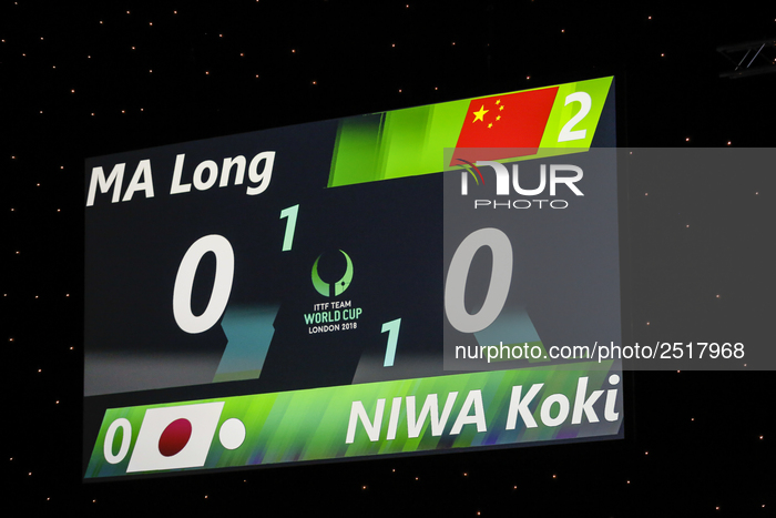 ITTF Team World Cup - day 3