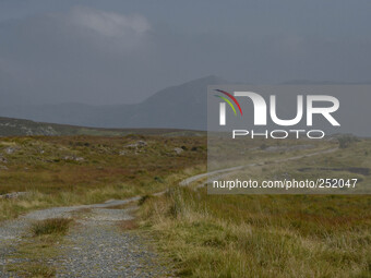 A view of Connemara from R344 near Fountainhill area. Connemara, County Galway, Ireland. Photo: Artur Widak /NurPhoto (