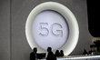 5G logo during the Mobile World Congress day 4, on March 1, 2018 in Barcelona, Spain.  