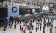 Visitors at the Waterloo station in London on 21 Febrauray 2018. London Waterloo station i...