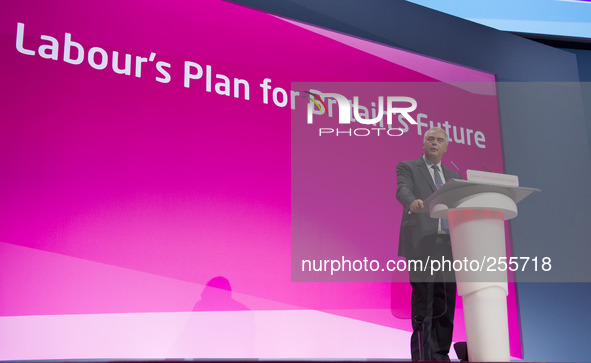 Robin Southwell CEO Airbus UK seen at the 2014 Annual Labour Conference in Manchester.