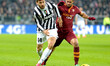 Llorente and Castan during the Serie A match between Juventus and AS Roma at Juventus Stad...