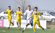 Romania's U16 Ahmed Bani, right, vies Italy's U15 Federico Zuccon during Romania U16 and I...