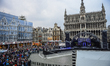20140922 - BRUSSELS, BELGIUM: Illustration picture shows the scene on the Grand Place ahea...