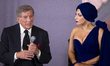 20140922 - BRUSSELS, BELGIUM: US singer Tony Bennett and US singer Lady gaga pictured duri...
