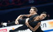 Vanessa James (Front) and Morgan Cipres of France perform during the pairs free skating co...