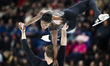 Vanessa James (Top) and Morgan Cipres of France perform during the pairs free skating comp...