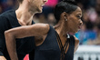 Vanessa James (R) and Morgan Cipres of France perform during the pairs free skating compet...