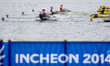 (140924) -- INCHEON, Sept. 24, 2014 () -- Kim Yeji (2nd L) of South Korea competes during...