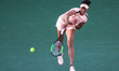 Natalia Vikhlyants, from Russia, playing against Venus Williams at the Center Court of the...