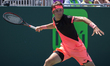 Jared Donaldson, from the USA, in action against Joao Sousa, from Portugal, during his thi...