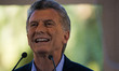 Argentina's President Mauricio Macri talks during a press conference at Quinta de Olivos i...