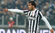 Carlos Tevez during the Serie A match between Juventus and AS Roma at Juventus Stadium on...