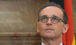 Heiko Maas, Germany's Federal Minister for Foreign Affairs during a press conference with...