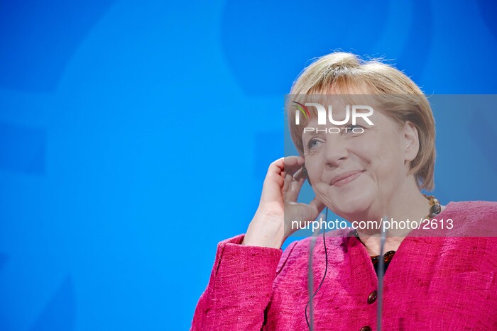 Angela Merkel incontra il Primo Ministro Italiano Enrico Letta