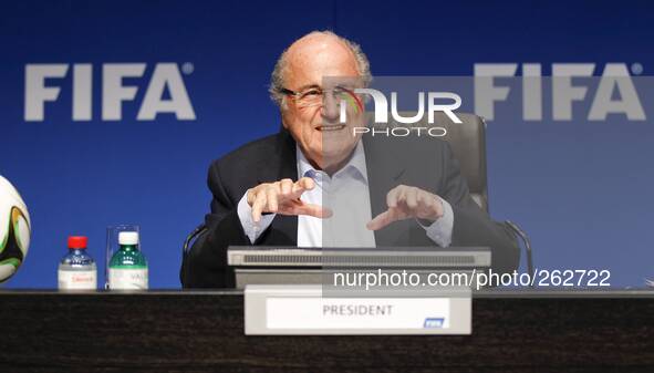 Zurich, Switzerland - September 26, 2014: FIFA President Joseph Blatter at Executive Committee Meeting in Zurich

Zurich Switzerland Septe...