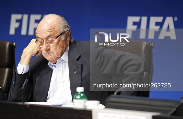 Zurich, Switzerland - September 26, 2014: FIFA President Joseph Blatter at Executive Committee Meeting in Zurich

Zurich Switzerland Septe...