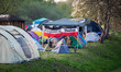 More than 1200 Neonazis attended at the "Schild und Schwert" (Shield and Sword) festival i...
