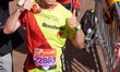 Richard Harrington poses for a photo ahead of participating in The Virgin London Marathon...