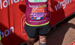 Marcus Bean poses for a photo ahead of participating in The Virgin London Marathon on Apri...