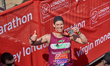 Marcus Bean poses for a photo ahead of participating in The Virgin London Marathon on Apri...