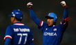 (140928) -- INCHEON, Sept. 28, 2014 () -- Hwang Jae Gyun (R) of South Korea competes durin...