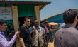 A member of UN security council reached at Cox's Bazar in Bangladesh to visit Rohingya cam...