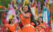 Madeira Flower Festival Parade 2018 in Funchal, the capital of Madeira Island.  The Flowe...
