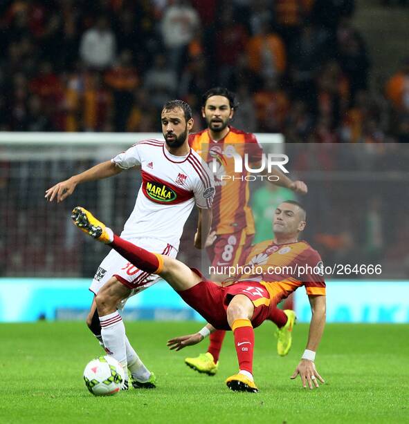 Turkey superleague match between Galatasaray and Sivasspor at Turk Telekom Arena Stadium in Istanbul on September 26, 2014. Match Score: Gal...