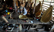Yeremias Ougust Pah, 78-year-old Sasando traditional instrument maker at the sasando-makin...