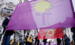 Demonstration after the murder of three kurdish women in Paris one year ago, leyla Sayleme...