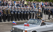 Military parade during the celebration of 9th May in Sevastopol, Ukraine, on May 9, 2018. 