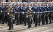 Military parade during the celebration of 9th May in Sevastopol, Ukraine, on May 9, 2018. 