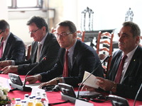Gdansk, Poland 30th, September 2014
Joint meeting of the heads of Polish Sejm and the German Bundestag in Gdansk.
Pictured: Polish Parliamen...
